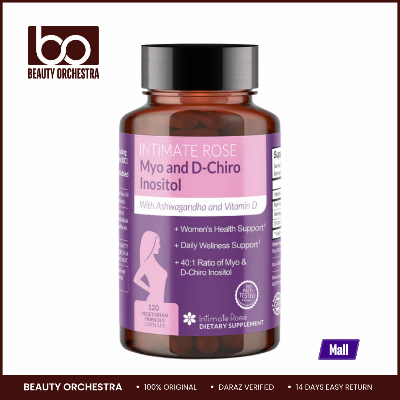 Picture of Intimate Rose Myo-Inositol & D-Chiro Inositol Supplement - 120 Veg Capsules