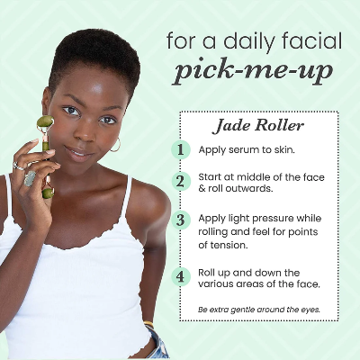 Picture of Jade Roller And Gua Sha Set For Beautiful Skin