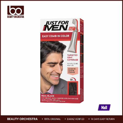 Picture of Just for Men Easy Comb-in Hair Color - Real Black