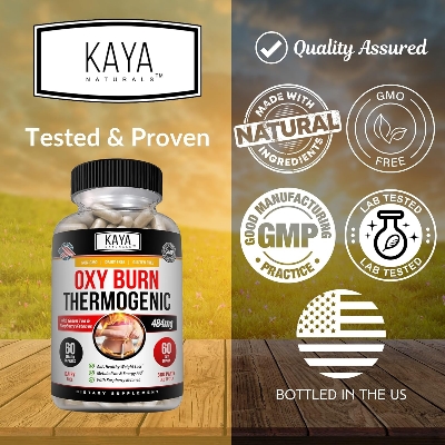 Picture of Kaya Naturals Supreme Fat Burner - Weight Loss Pills Women & Men - Appetite Suppressant Supplement - Powerful Thermogenic Diet Pills - Natural Energy Boost Oxy Burn 60 Count