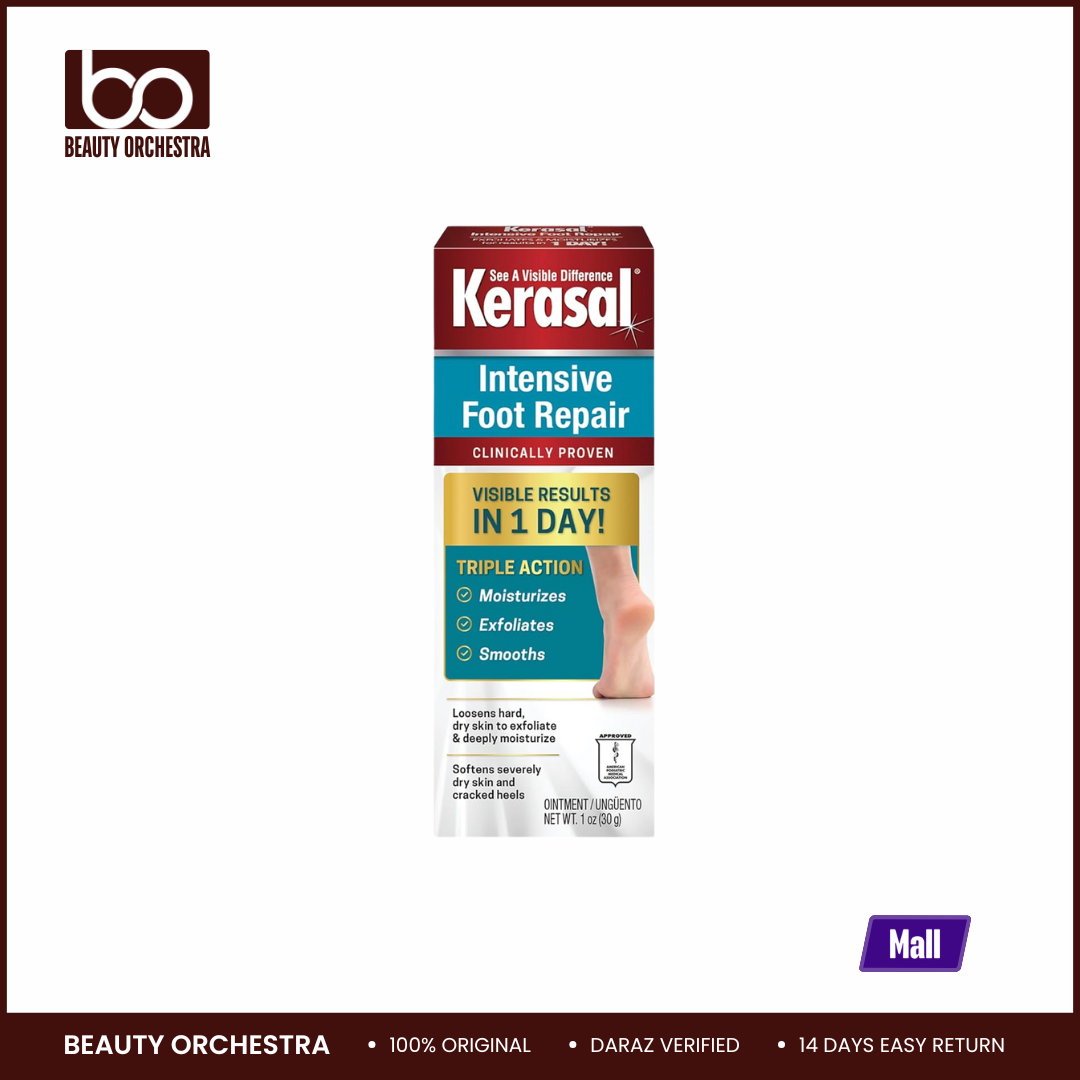 Picture of Kerasal Intensive Foot Repair Skin Healing Ointment for Cracked Heels and Dry Feet 1 oz 30 g