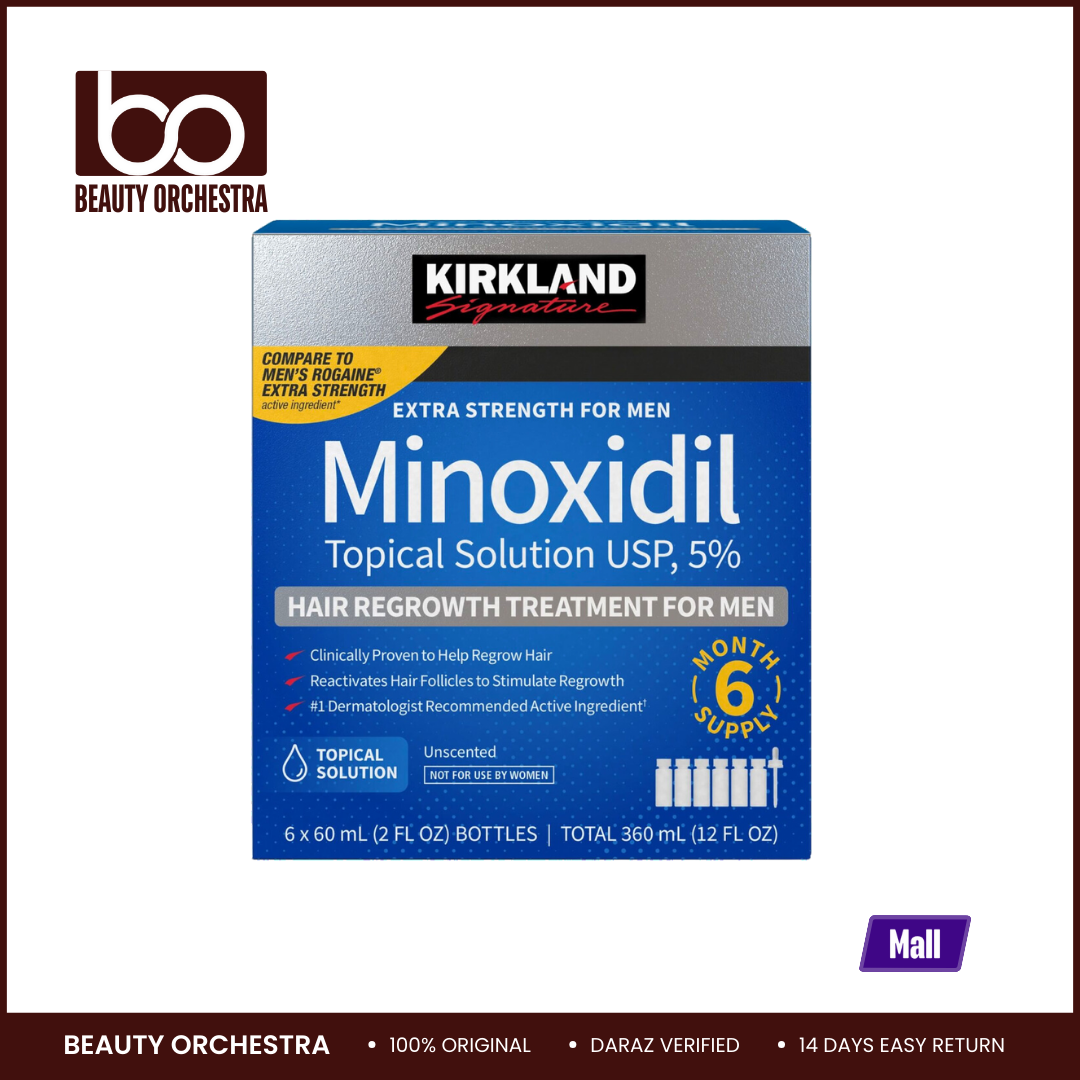 Picture of Kirkland Minoxidil 5% For Beard & Hair Growth (One Month Supply)