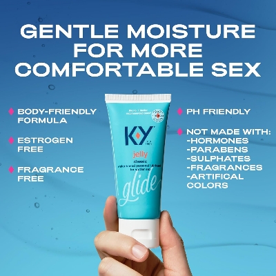 Picture of K-Y Jelly Water Based Lube, Water Based Personal Lubricant 2 oz - 57g (USA)