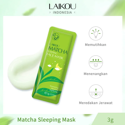 Picture of Laikou Matcha Sleeping Face Mask 3g