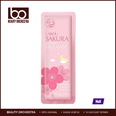 Picture of Laikou Sakura Sleeping Face Mask - 3g