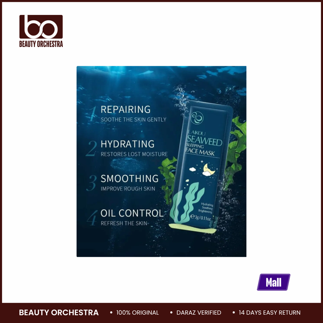 Picture of Laikou Seaweed Sleeping Face Mask (15 Pcs)