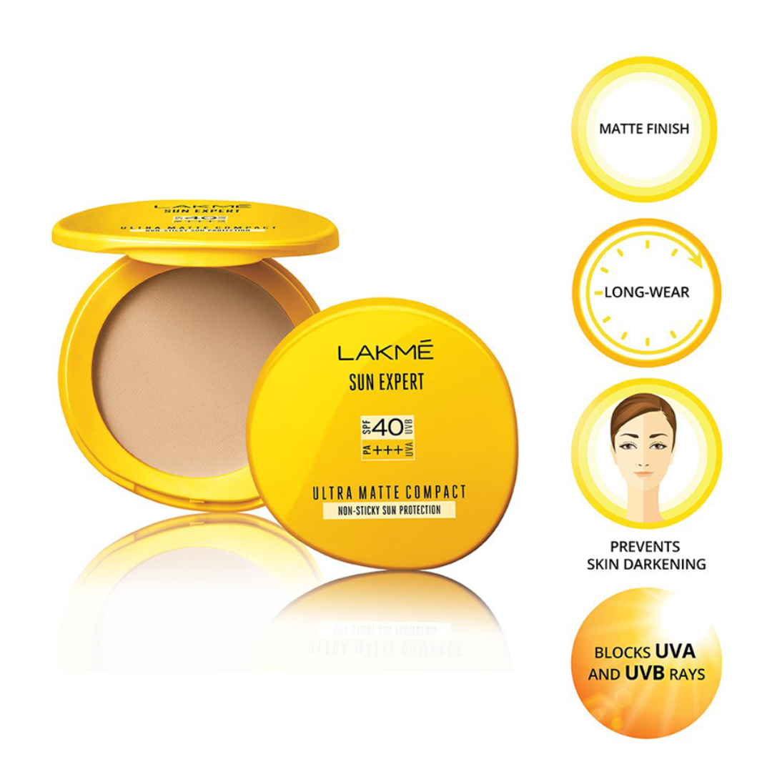 Picture of Lakme Sun Expert Ultra Matte SPF 40 PA+++ Compact - 7g