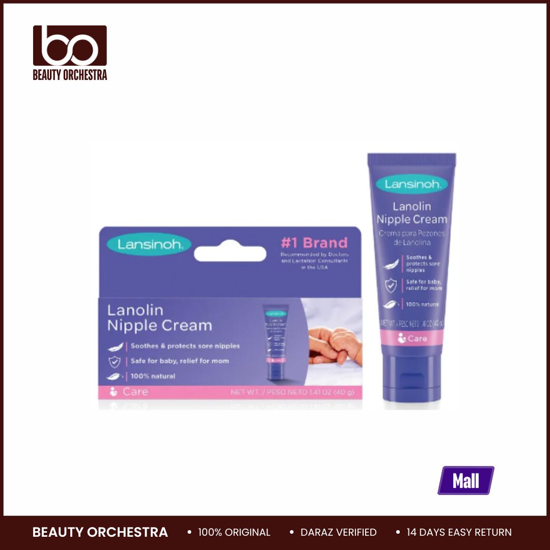 Picture of Lansinoh Lanolin Nipple Cream Safe for Baby and Mom Breastfeeding Essentials, 1.41 Ounces (USA) - 40g