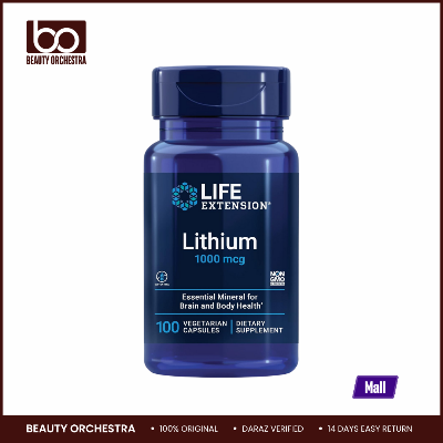 Picture of Life Extension Lithium 1000 mcg - 100 capsules