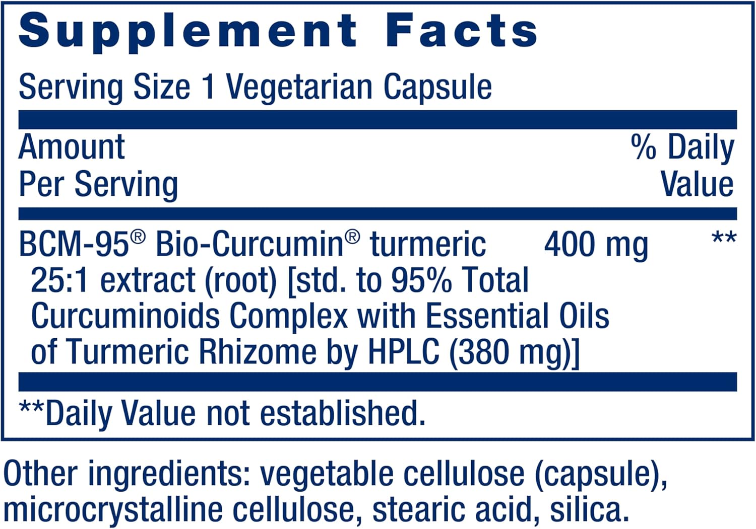 Picture of Life Extension Super Bio-Curcumin Turmeric Extract 60 Vegetarian Capsules