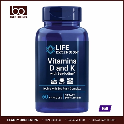 Picture of Life Extension Vitamins D and K with Sea-Iodine