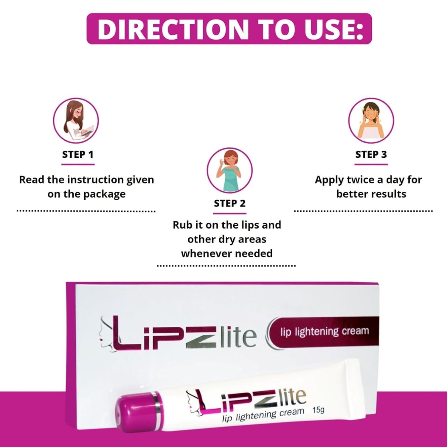 Picture of Lipzlite Lip Cream Pack of 1 15gm