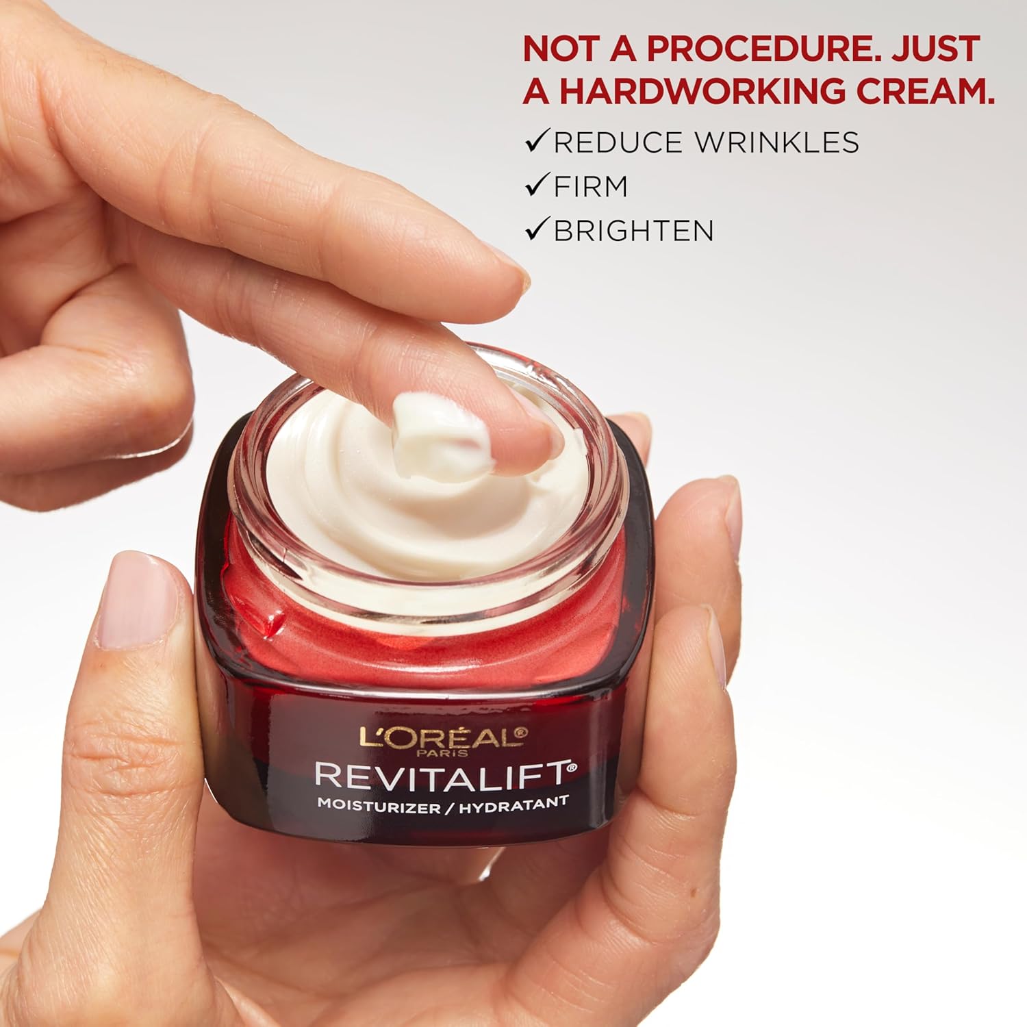 Picture of L'Oreal Paris Revitalift Triple Power Anti-Aging Face Moisturizer, Pro Retinol, Hyaluronic Acid & Vitamin C to Reduce Wrinkles, Firm & Brighten Skin, 1.7 Oz