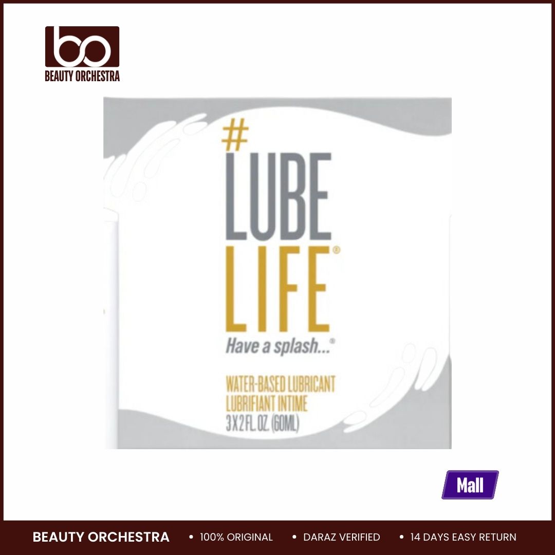 Picture of Lube Life Water-Based Personal Lubricant Lube, USA - 3 x 2 Fl Oz (3x60ml, 180ml total)