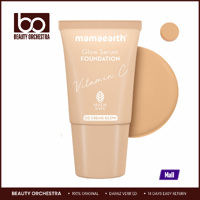 Picture of Mamaearth Glow Serum Foundation Mini Tube - 02 Creme Glow - 18ml