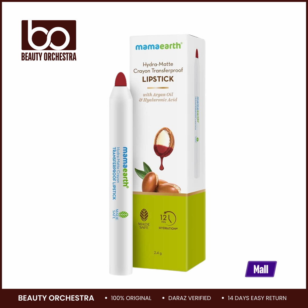 Picture of Mamaearth Hydra-Matte Crayon Transferproof Lipstick (07 Raspberry Red ) - 2.4g