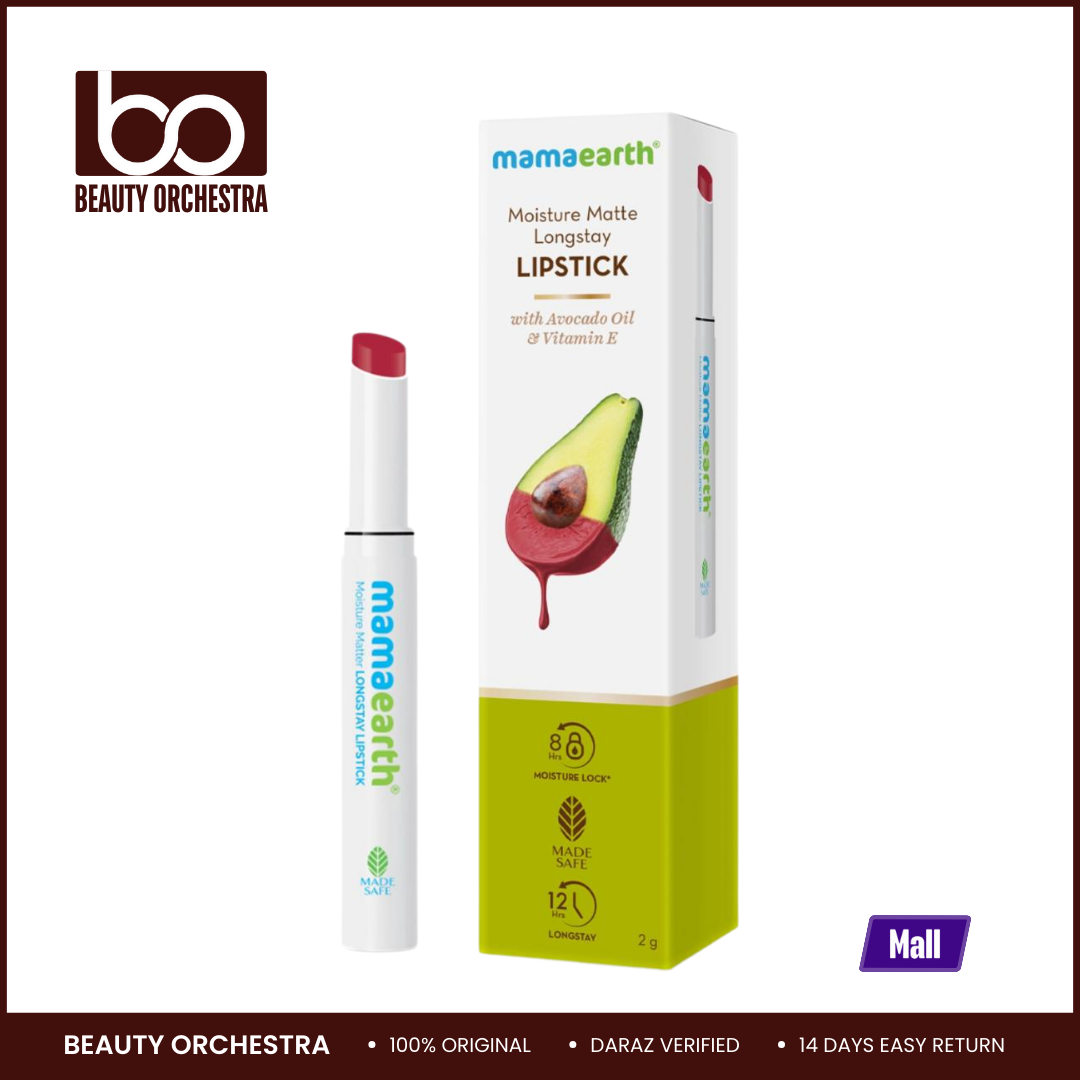 Picture of Mamaearth Moisture Matte Longstay Lipstick ( 11 Cherry Punch) - 2g