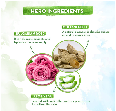 Picture of Mamaearth Multani Mitti Face Pack For Oil Control & Acne - 100ml