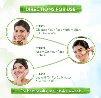 Picture of Mamaearth Multani Mitti Face Pack For Oil Control & Acne - 100ml