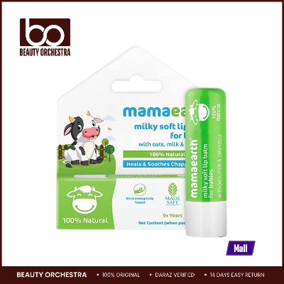 Picture of Mamaearth Natural Milky Soft Lip Balm For Babies - 4g