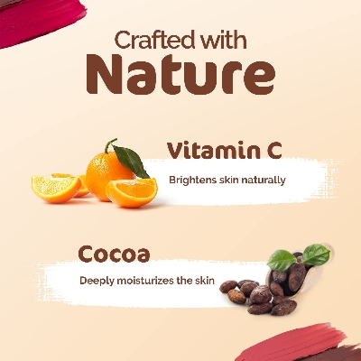 Picture of Mamaearth Nourishing Natural Lip Cheek & Eye Tint (02 - Coco Nude Shade) | Long Lasting Creamy Matte Finish | Multi Use Tint for All Skin Tones | with Vitamin C & Cocoa | 0.14 Oz/4g