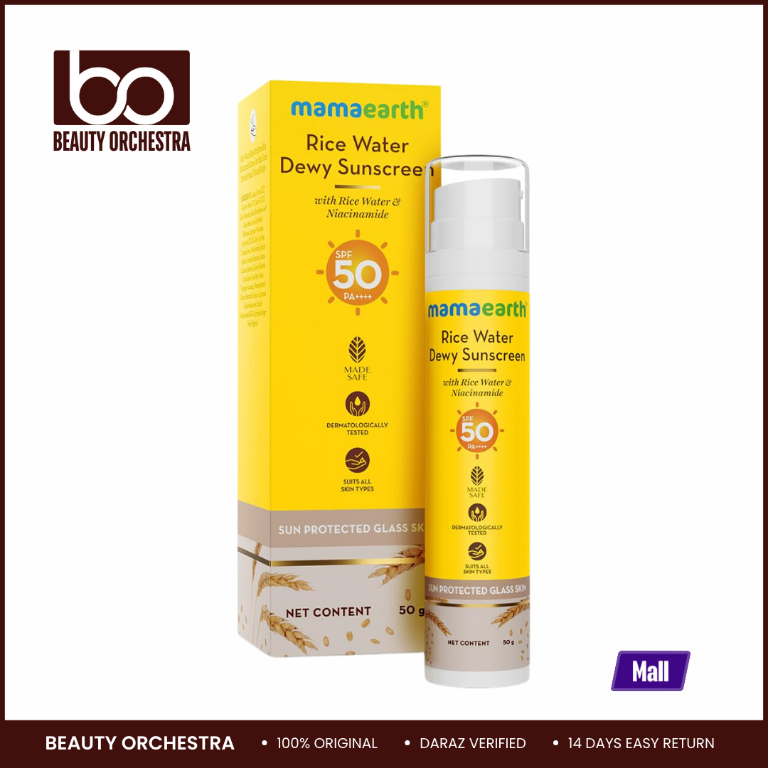 Picture of Mamaearth Rice Water Dewy Sunscreen SPF 50 & PA++++ - 50g