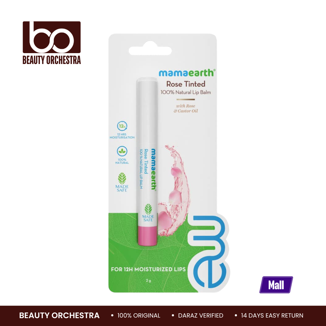 Picture of Mamaearth Rose Tinted 100% Natural Lip Balm - 2g