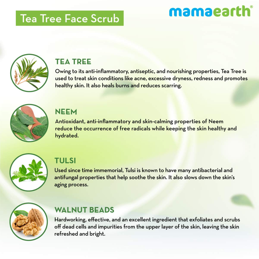 Picture of Mamaearth Tea Tree Scrub - 100ml