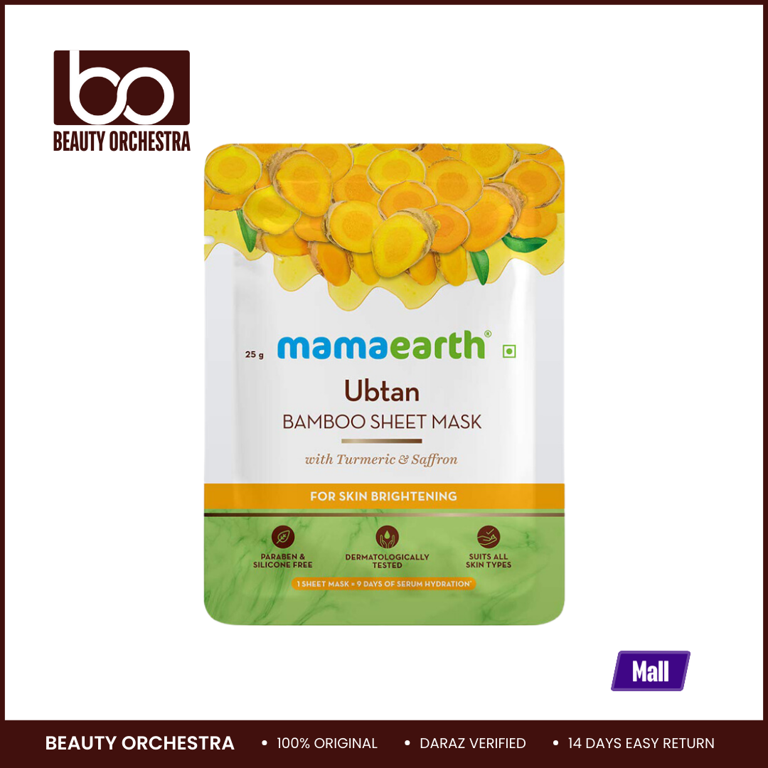 Picture of Mamaearth Ubtan Bamboo Sheet Mask - 25g