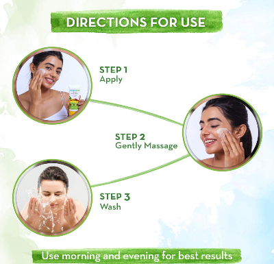 Picture of Mamaearth Ubtan Face Wash for Women 100 Ml Natural Ayurvedic Blend of Turmeric Saffron Neem Soap-Free Gentle Cleanser