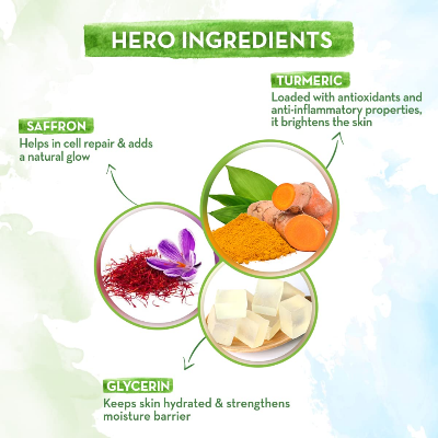 Picture of Mamaearth Ubtan Facial Kit With Turmeric & Saffron For Glowing Skin - 60g