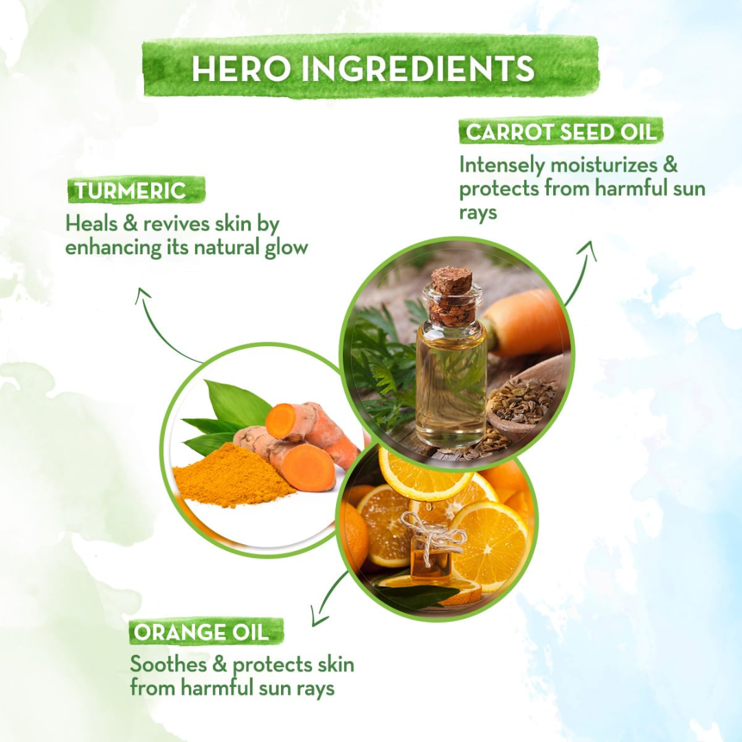 Picture of Mamaearth Ultra Light Sunscreen with Carrot Seed, Turmeric and SPF 50 PA+++  - 80ml