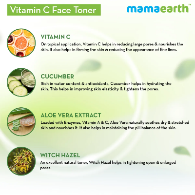 Picture of Mamaearth Vitamin C Face Toner - 200 ml