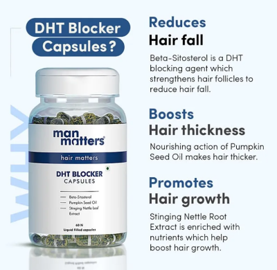 Picture of Man Matters DHT Blocker Capsules - 60N
