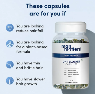 Picture of Man Matters DHT Blocker Capsules - 60N