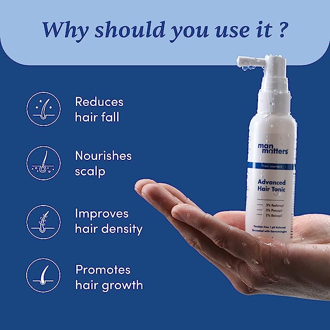 Picture of Man Matters Hairfall Solution With Advanced Hair Tonic For Men - 60ml