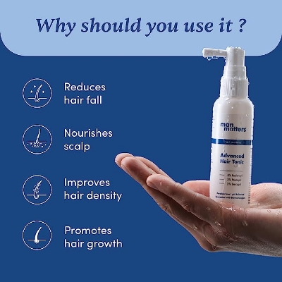 Picture of Man Matters Hairfall Solution With Advanced Hair Tonic For Men - 60ml