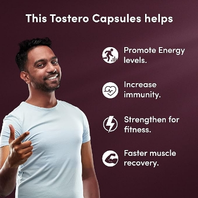 Picture of Man Matters Tostero Capsules - 60N Capsules