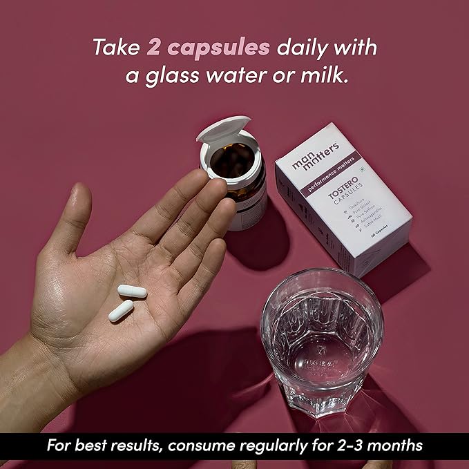 Picture of Man Matters Tostero Capsules - 60N Capsules