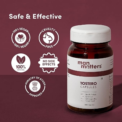 Picture of Man Matters Tostero Capsules - 60N Capsules