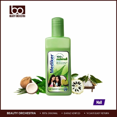 Picture of Mediker Anti Lice Treatment Shampoo with Neem & Coconut for Lice & Eggs | Relieves Itching From Lice Bite & Prevents Re-infestation | Painless Lice Removal | Safe For Children | 50 ml
