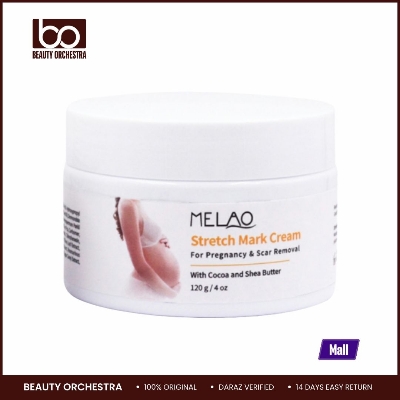 Picture of Melao Stretch Mark Cream 120gm For Pregnancy and Scar Removal Treatment with Cocoa and Shea Butter Belly Moisturizer - 120 g