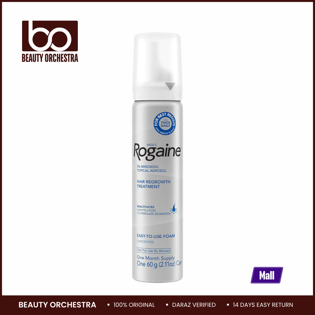 Picture of Men's Rogaine 5% Minoxidil Foam for Hair Regrowth - 1 Month Supply