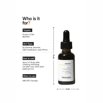 Picture of Minimalist 100% Squalane Face Oil - 30ml
