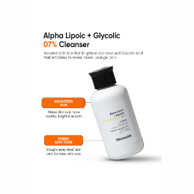 Picture of Minimalist Alpha Lipoic + Glycolic 07% Cleanser - 100ml