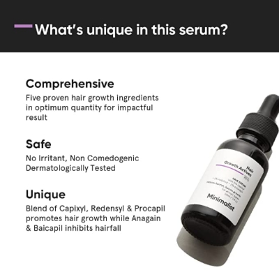 Picture of Minimalist Hair Growth Actives 18% Hair Growth Serum - 30ml