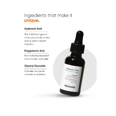 Picture of Minimalist Hyaluronic + PGA 2% Face Serum - 30ml