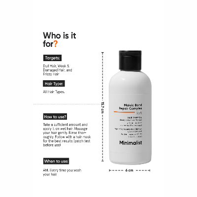 Picture of Minimalist Maleic Bond Repair Complex 3.5% Shampoo - 250ml