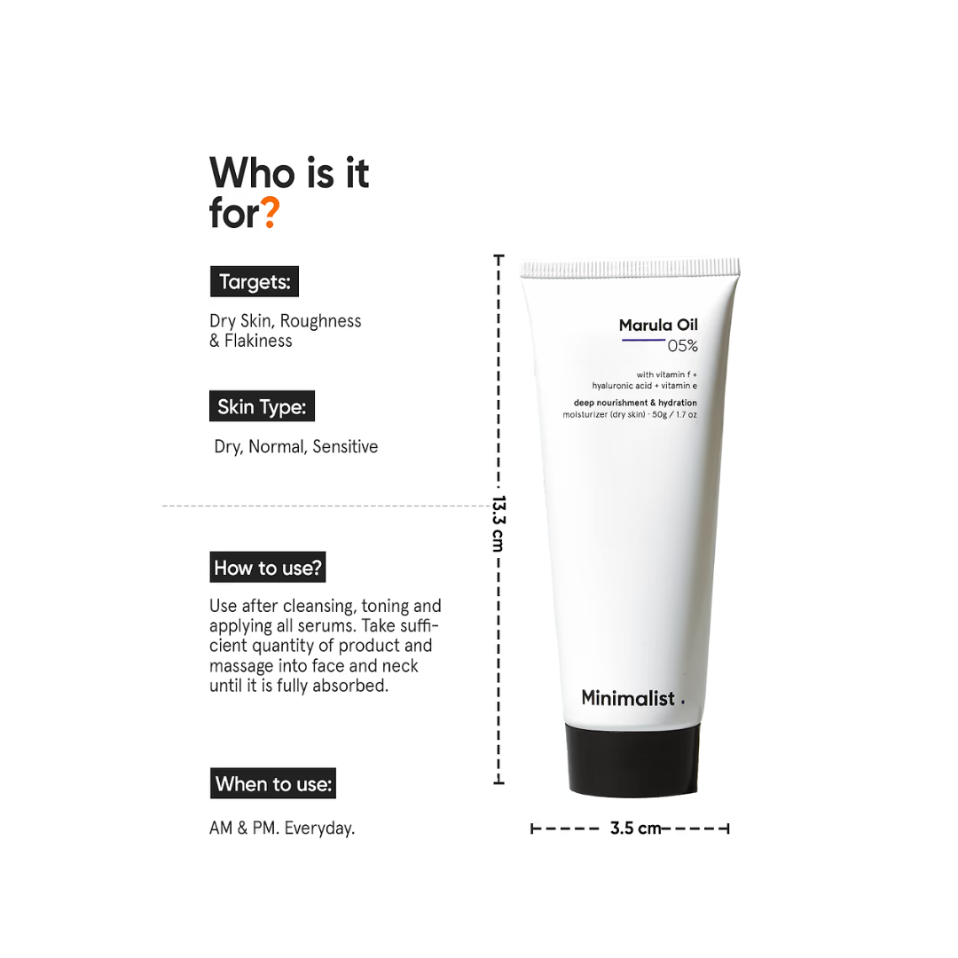 Picture of Minimalist Marula Oil 5% Face Moisturizer - 50g