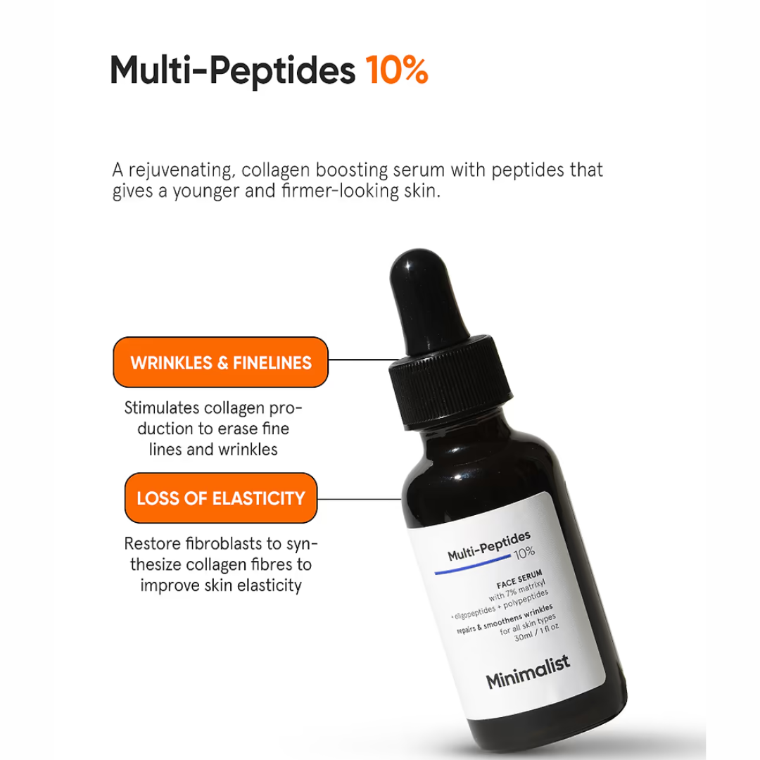 Picture of Minimalist Multi-Peptides 10% Face Serum - 30ml